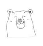だらっとしろくま（個別スタンプ：2）
