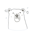 だらっとしろくま（個別スタンプ：3）