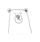 だらっとしろくま（個別スタンプ：5）