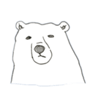 だらっとしろくま（個別スタンプ：6）