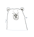 だらっとしろくま（個別スタンプ：8）