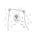 だらっとしろくま（個別スタンプ：9）