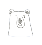 だらっとしろくま（個別スタンプ：11）