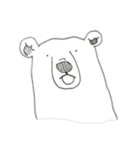 だらっとしろくま（個別スタンプ：12）