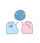 語彙を失ったマッシュとふわもこ（個別スタンプ：36）