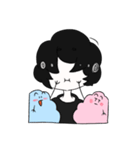 語彙を失ったマッシュとふわもこ（個別スタンプ：39）
