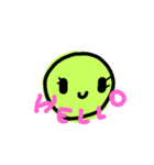 かわいい☆あいさつ（個別スタンプ：1）