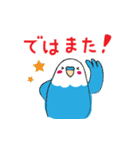 ごきげんなセキセイインコ（個別スタンプ：24）