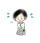 よもぎ大好き女（個別スタンプ：12）