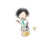 よもぎ大好き女（個別スタンプ：13）