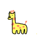 画伯の描いた動物達（個別スタンプ：6）