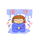 しもぶくれ女子の気遣い編（個別スタンプ：40）