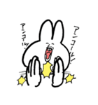 ojisan face rabbit2（個別スタンプ：4）