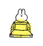 ojisan face rabbit2（個別スタンプ：21）