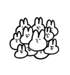 ojisan face rabbit2（個別スタンプ：36）