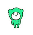 かわいい白目ちゃんの押したらわかるよ（個別スタンプ：1）