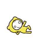 かわいい白目ちゃんの押したらわかるよ（個別スタンプ：4）