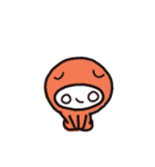 かわいい白目ちゃんの押したらわかるよ（個別スタンプ：6）