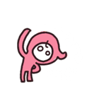 かわいい白目ちゃんの押したらわかるよ（個別スタンプ：7）