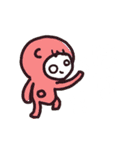 かわいい白目ちゃんの押したらわかるよ（個別スタンプ：16）
