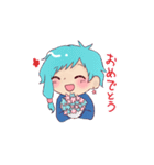 Twin Stars【あの＆まの】（個別スタンプ：4）