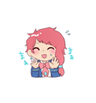 Twin Stars【あの＆まの】（個別スタンプ：11）