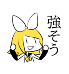 用途穴埋め鏡音リンちゃんスタンプ（個別スタンプ：10）