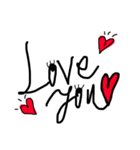 Thank you英文字❤️（個別スタンプ：13）