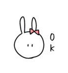 カラフルなうさぎ達（個別スタンプ：3）