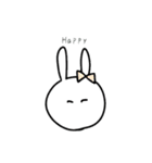 カラフルなうさぎ達（個別スタンプ：4）