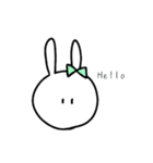 カラフルなうさぎ達（個別スタンプ：7）