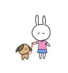 カラフルなうさぎ達（個別スタンプ：17）
