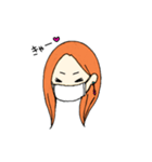 マスクちゃん（個別スタンプ：4）