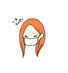 マスクちゃん（個別スタンプ：6）