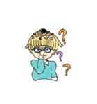 ぐるぐるパスタなピープル（個別スタンプ：8）
