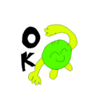 ゲンキなグリーンピースくん（個別スタンプ：2）