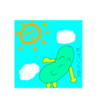 ゲンキなグリーンピースくん（個別スタンプ：13）