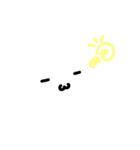 【シンプル/手描き】表情イラスト（個別スタンプ：12）
