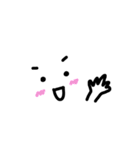 【シンプル/手描き】表情イラスト（個別スタンプ：13）