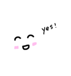 【シンプル/手描き】表情イラスト（個別スタンプ：18）