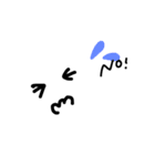 【シンプル/手描き】表情イラスト（個別スタンプ：19）