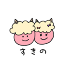 可愛い赤おに（個別スタンプ：7）