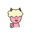 可愛い赤おに（個別スタンプ：18）