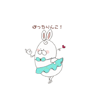 ゆるいうさちゃんスタンプ（個別スタンプ：3）