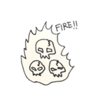 ROCKがいこつすたんぷ（個別スタンプ：9）