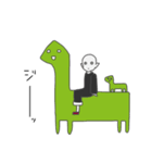 ひとみしりな宇宙人と落書ききょうりゅう（個別スタンプ：10）
