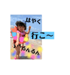 ビションフリーゼと女の子1（個別スタンプ：8）