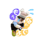 ビションフリーゼと女の子1（個別スタンプ：29）