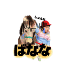 ビションフリーゼと女の子1（個別スタンプ：38）