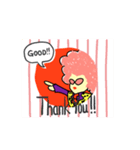 アフロ8(2)（個別スタンプ：4）